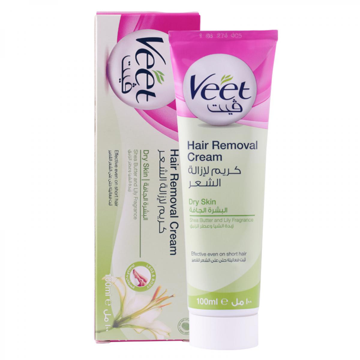 کرم موبر مخصوص پوست خشک - Veet Hair Removal Cream 100ml