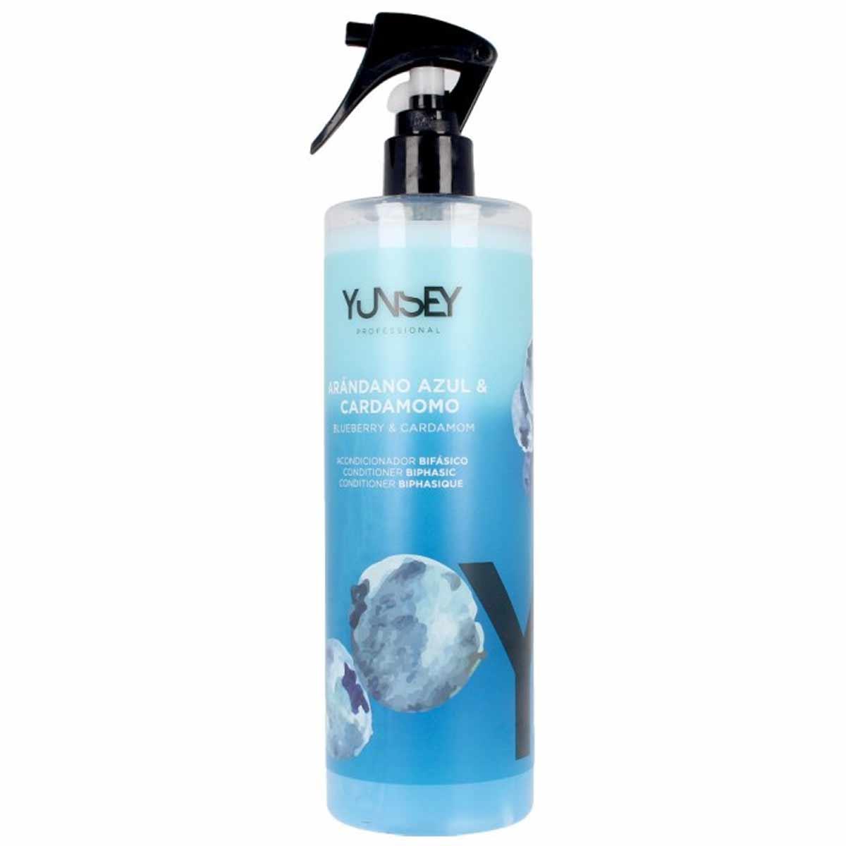 اسپری مو دوفاز حاوی عصاره بلوبری و هل - Blueberry Hair 2Phase Spray 500 ml