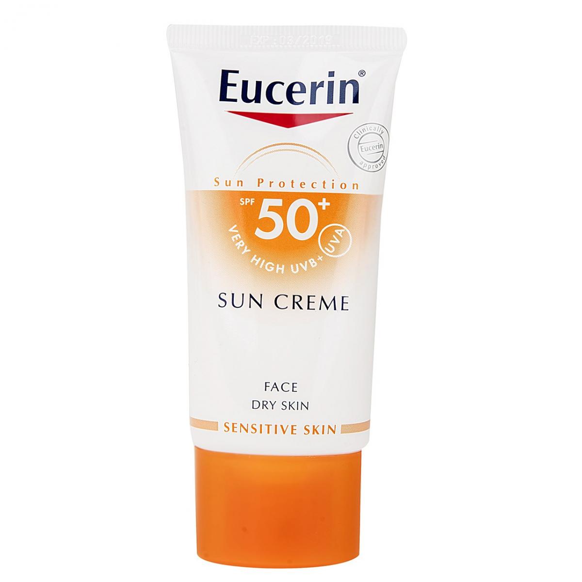 کرم ضد آفتاب SPF50 پوست خشک (بیرنگ) - Sunscreen Cream SPF 50+ For Dry Skin