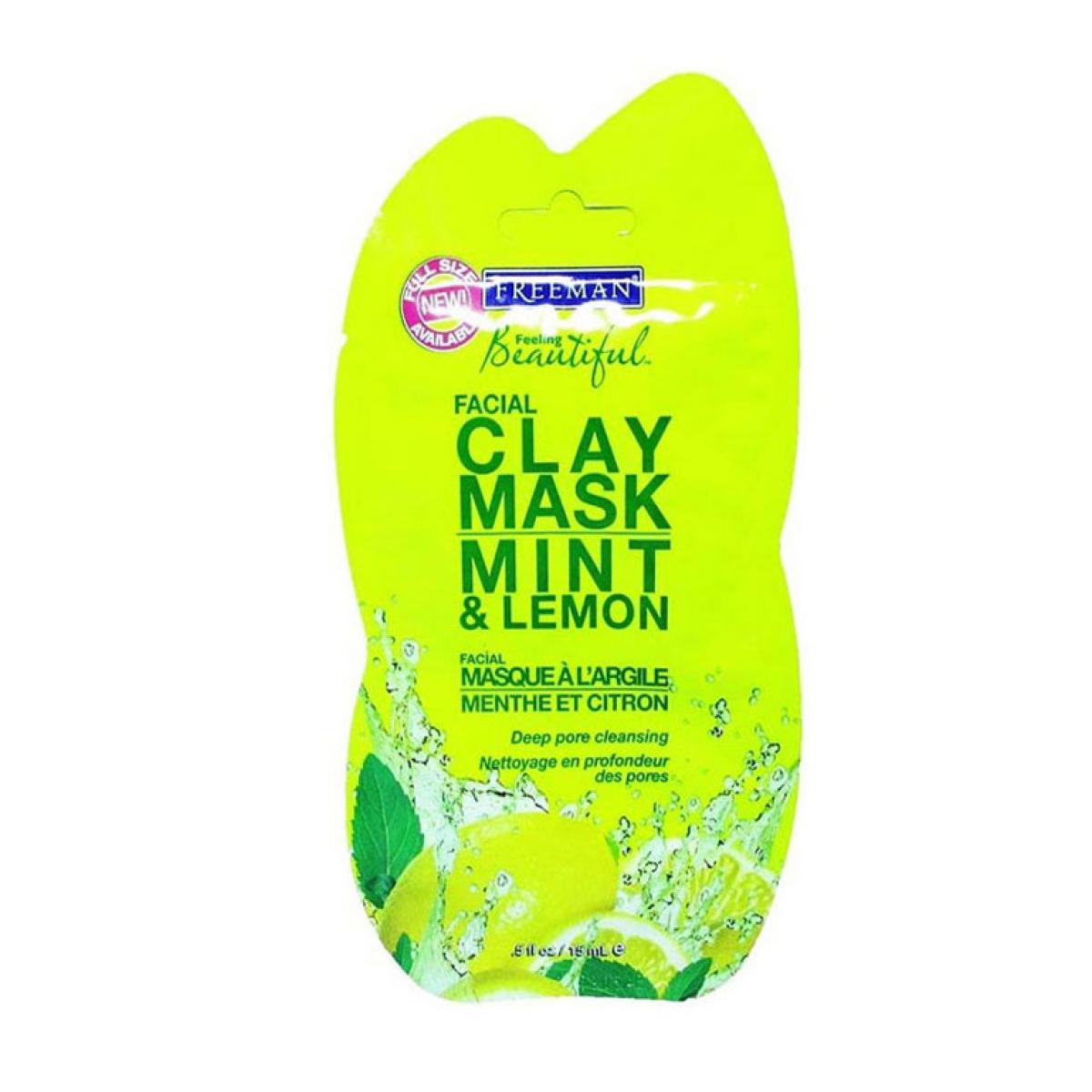 ماسک مسافرتی نعناع و لیمو - mint and lemon clay mask small