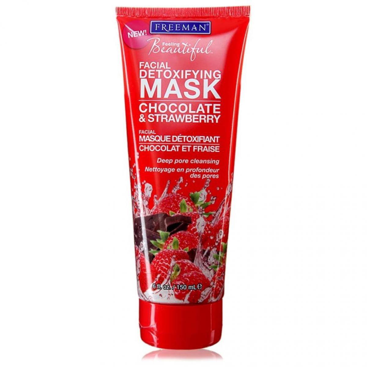 ماسک خاک رسى شکلات و توت فرنگى - Chocolate & Strawberry Facial Detoxifying Clay Mask