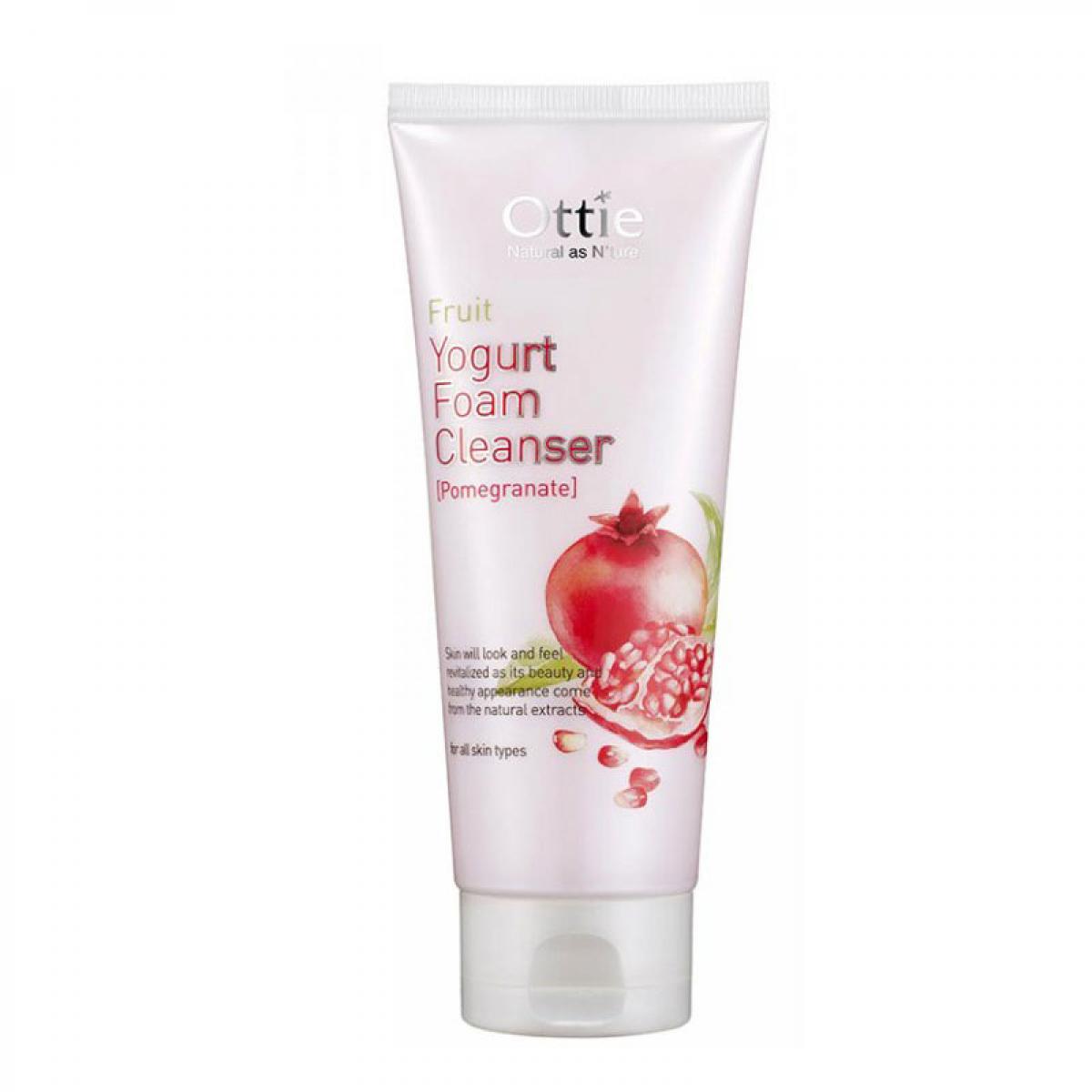 فوم ماست میوه ای انار - Yogurt foam cleanser pomegranate
