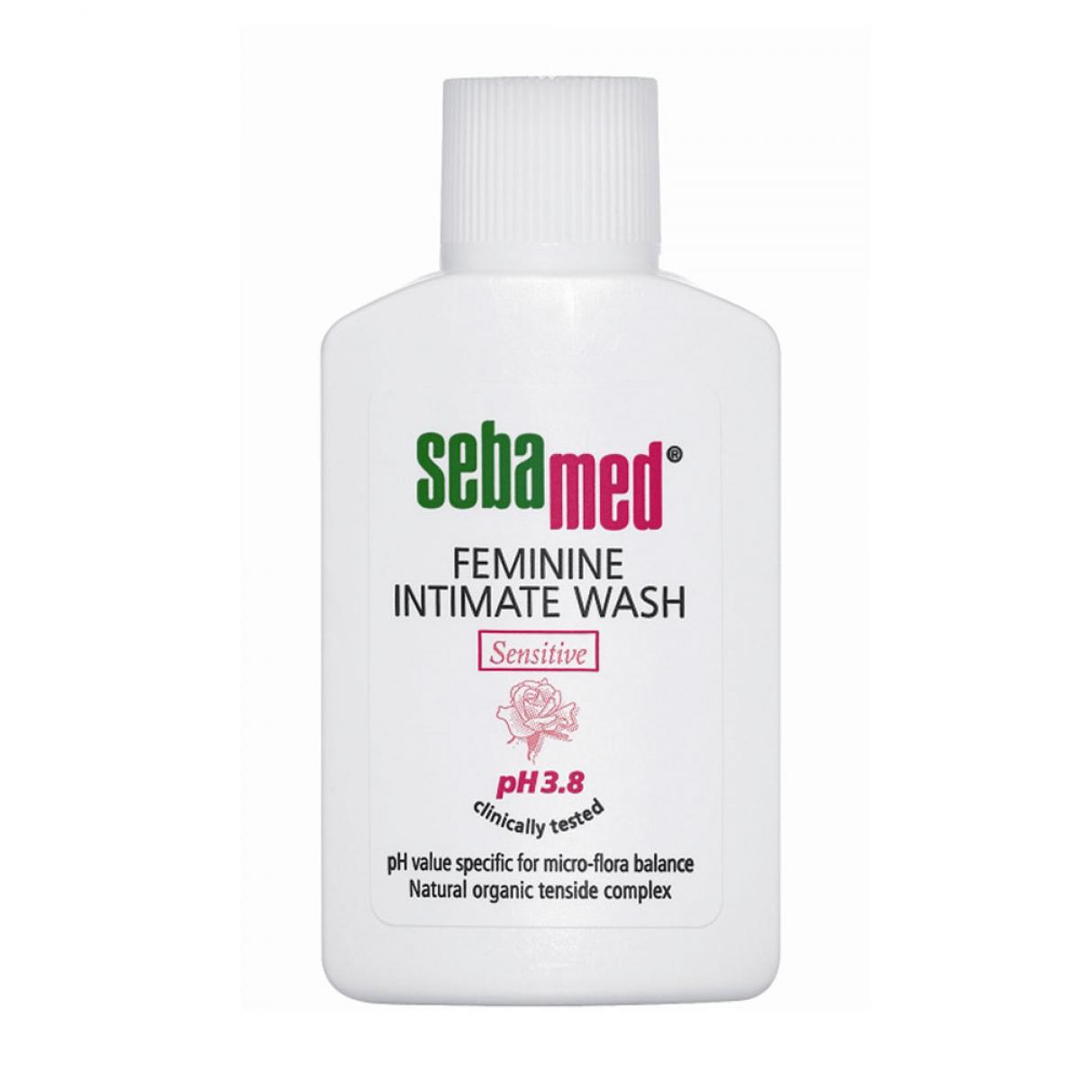 شستشو دهنده ویژه بانوان آنتی باکتریال (قبل از یائسگی) - -SEBA MED Feminine Intimate Wash pH 3.8