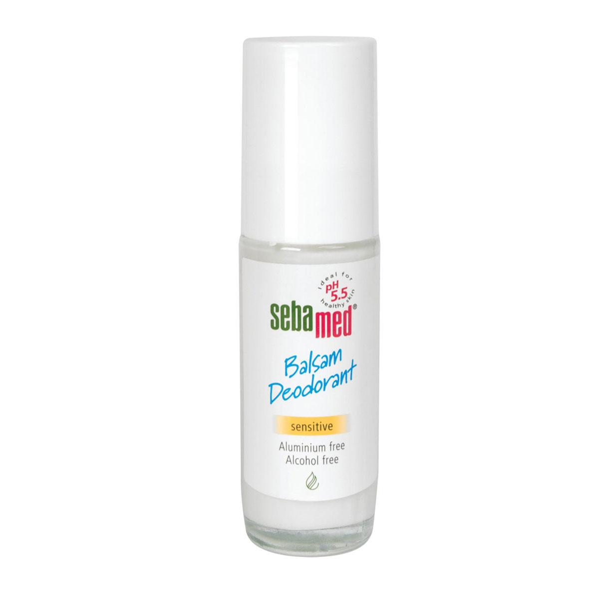 مام رول بالزام بعد از اصلاح (پوست های حساس، فاقد الکل و آلومینیوم) - Sebamed balsam deodorant 50ml