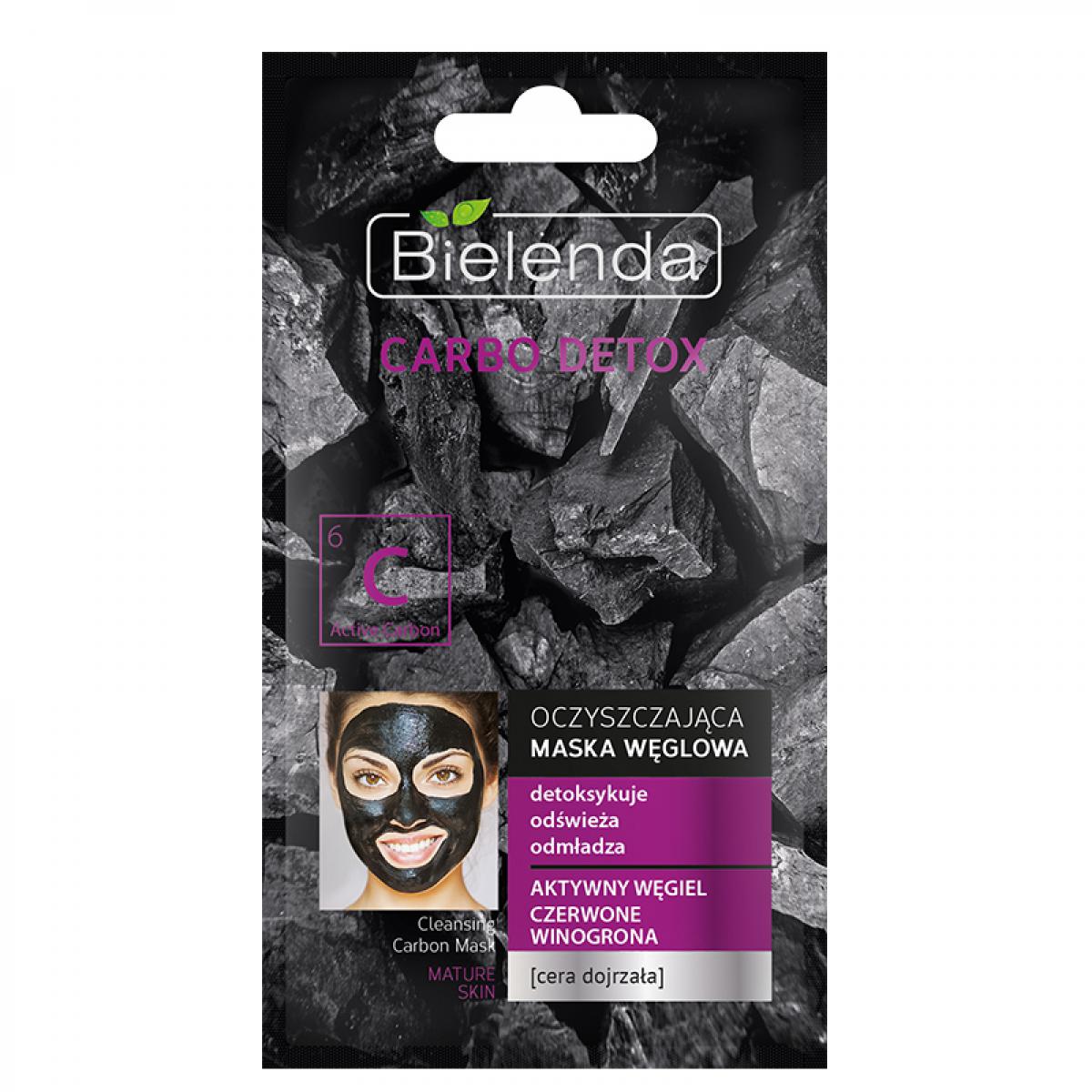  ماسک پاکسازی کننده ذغال - Carbo Detox Cleansing Masque For Mature Skin 8gr