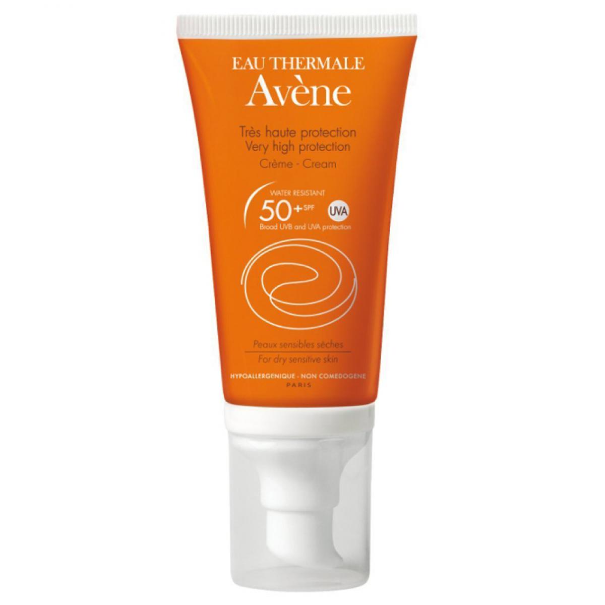 کرم ضد آفتاب بیرنگ +۵۰ SPF - + Avene Sunscreen Cream SPF50