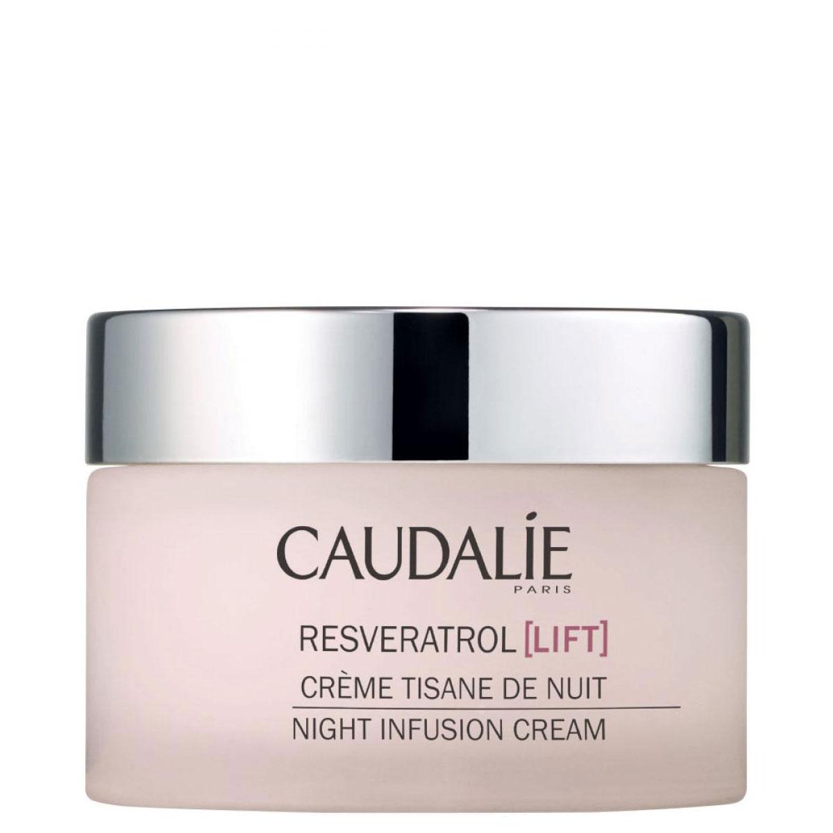 کرم شب رسوراترول لیفت - Caudalie Resveratrol (Lift) Night Infusion Cream
