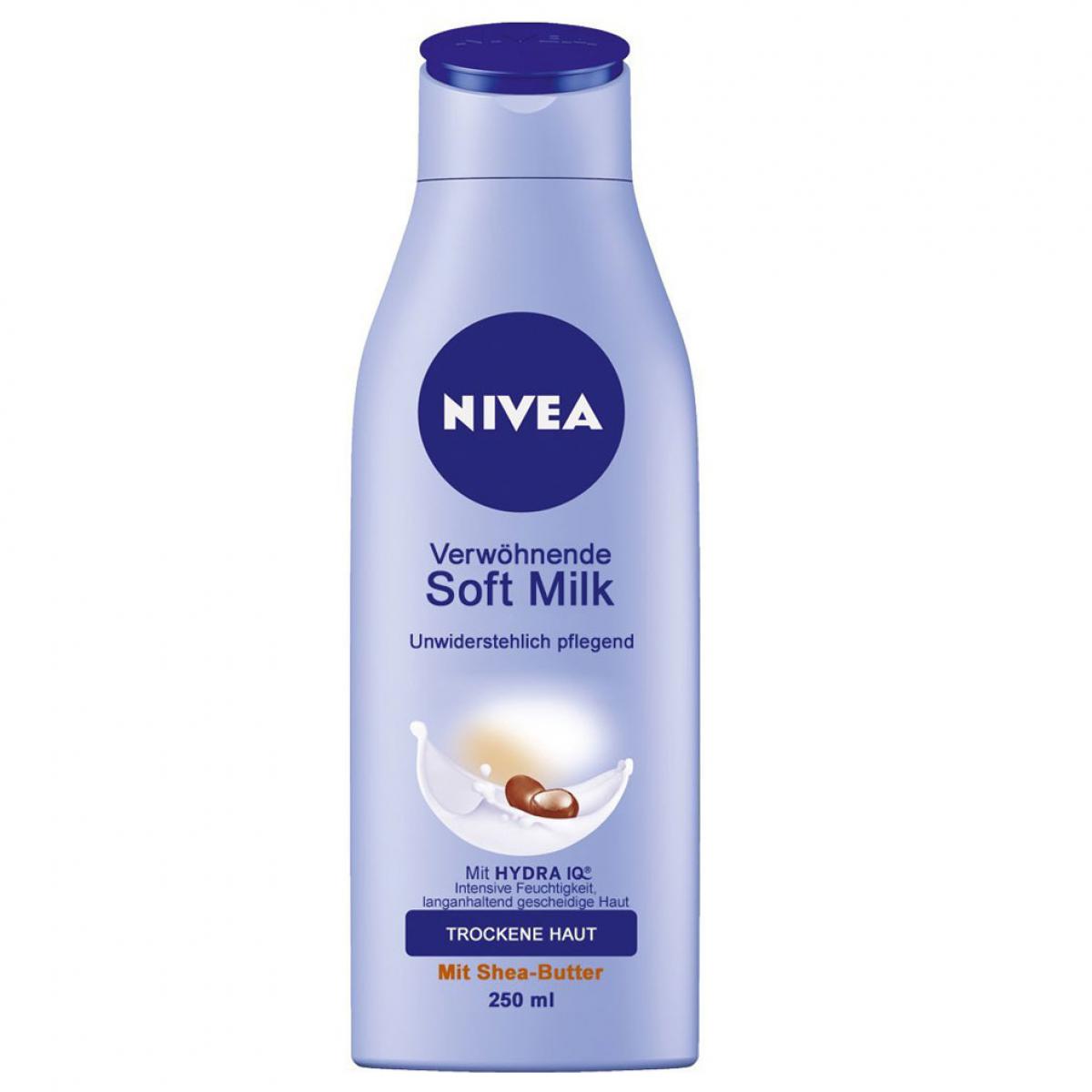 لوسیون بدن مناسب پوست خشک و حساس - Nivea Body Soft Milk Lotion