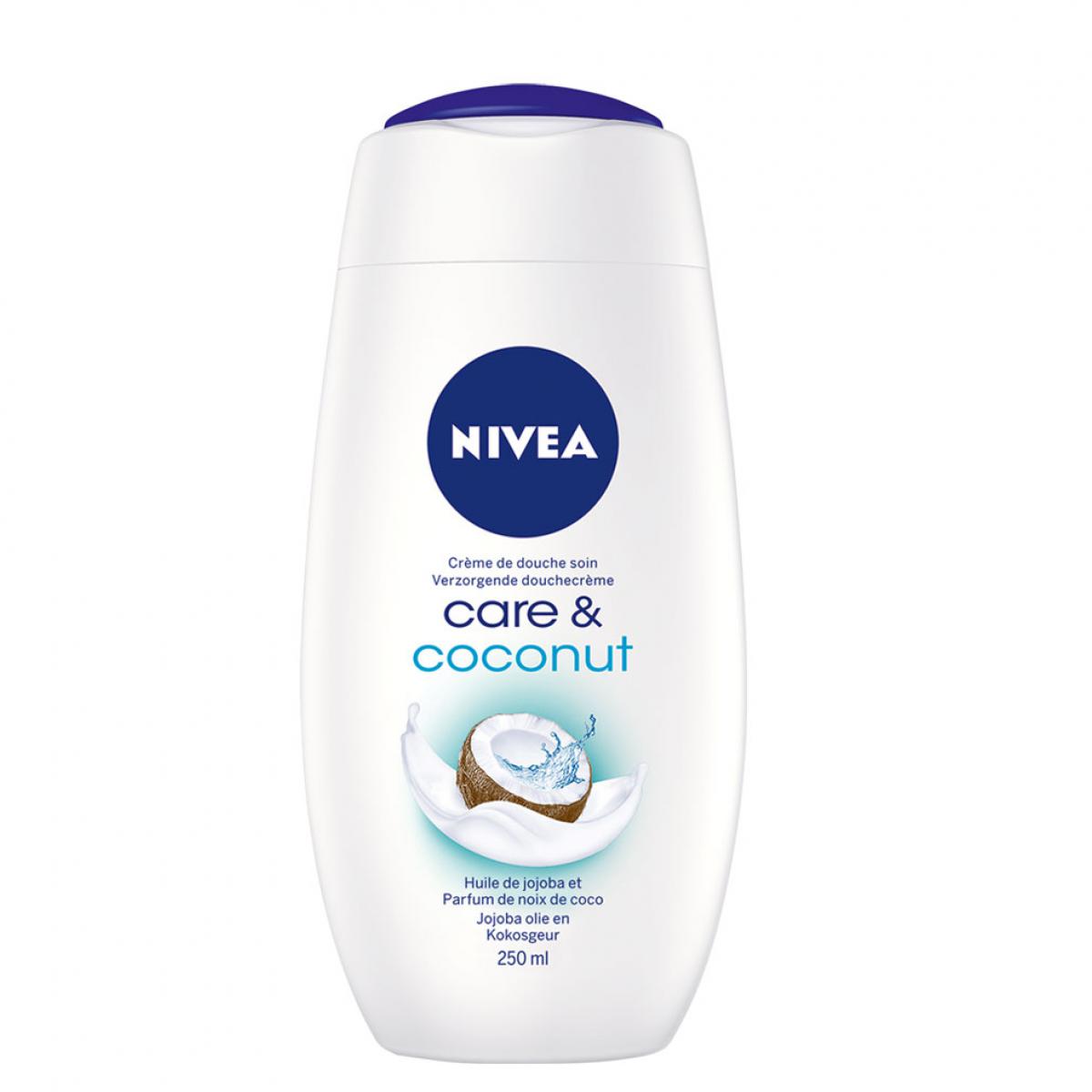 شامپو بدن زنانه Care & Coconut - Nivea Care & Coconut Body Shampoo For Women 250ml