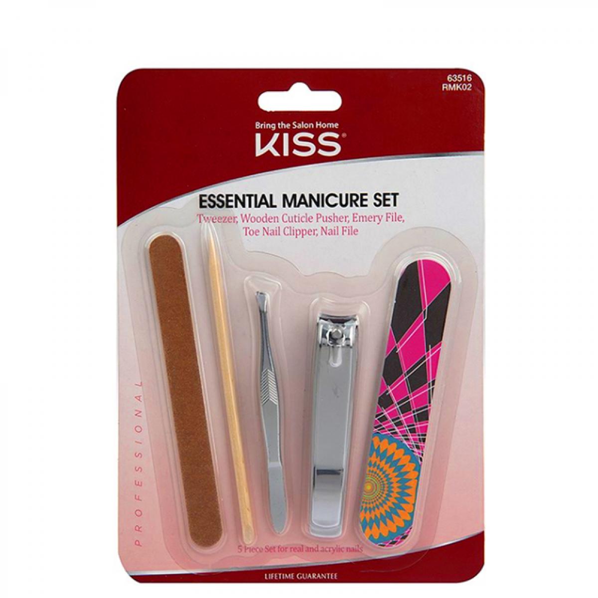 ست ضروری مانیکور - Kiss Red Essential Manicure Set