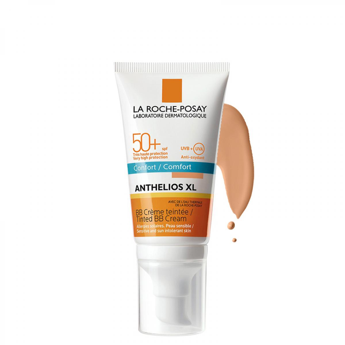 کرم ضد آفتاب رنگی با +SPF 50 حجم 50 میل - Anthelios XL Comfort Sunscreen Cream SPF 50+ 50ml Tinted