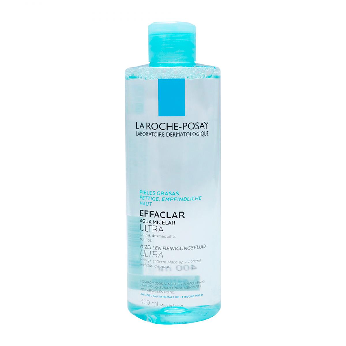 محلول پاک کننده آرایش چشم و صورت مناسب پوست های چرب و مختلط - La Roche Posay Effaclar Micellar Water 400ml