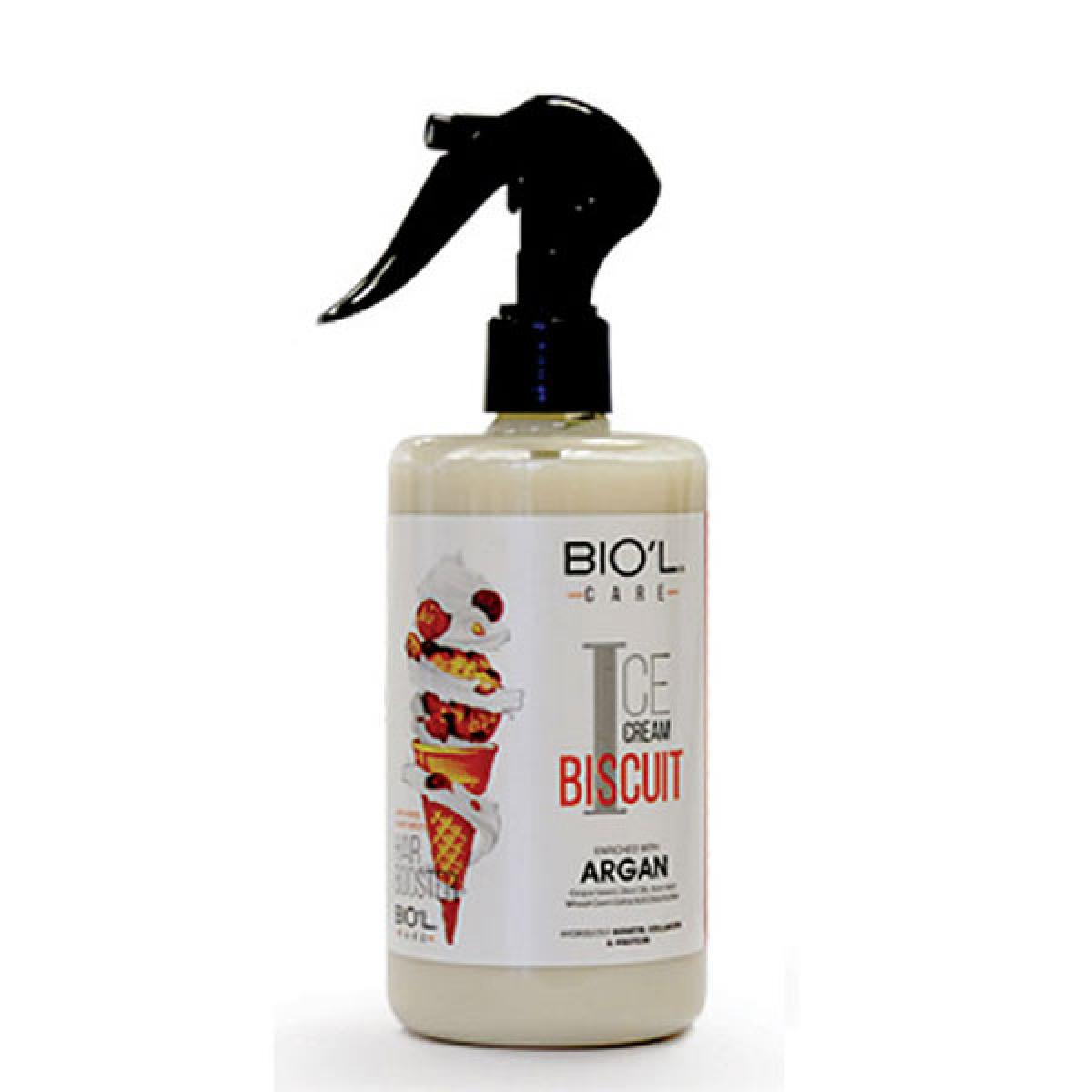 لوسیون مو بدون آبکشی 400 میل بستنی بیسکوییتی - Biol Hair Lotion Cocoa Ice Cream