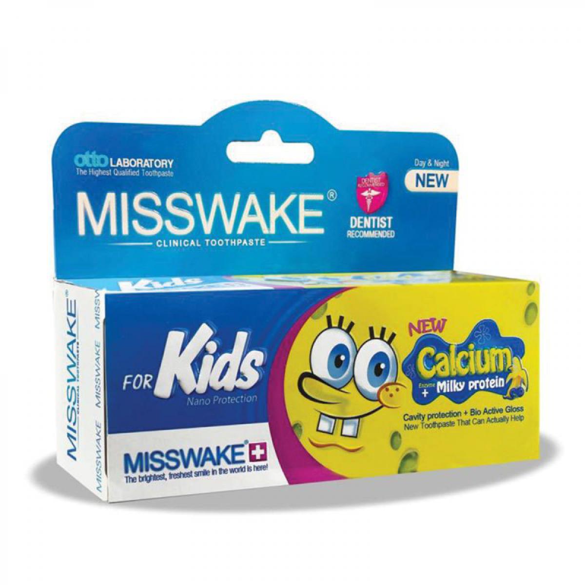 خمیردندان کودک طرح Sponge Bob - Misswake Bob Sponge For Kids Toothpaste 50 ml