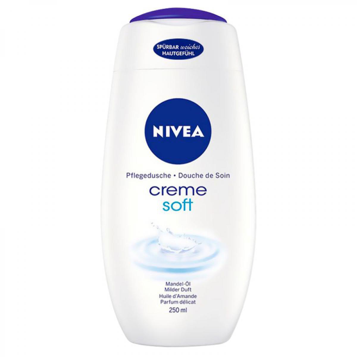 شامپو بدن زنانه کرم سافت 250 میل - Nivea Soft Creme Body Shampoo For Women 250ml