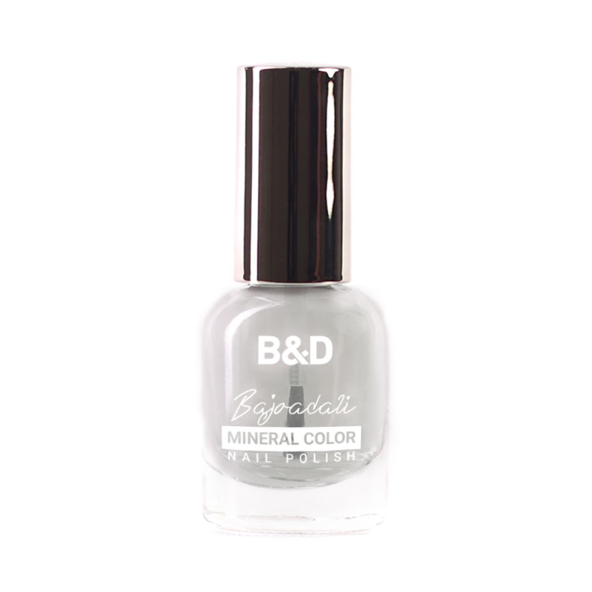 لاک تاپ کات مات کن - B&D Mineral Color Top Coat matte Nail polish