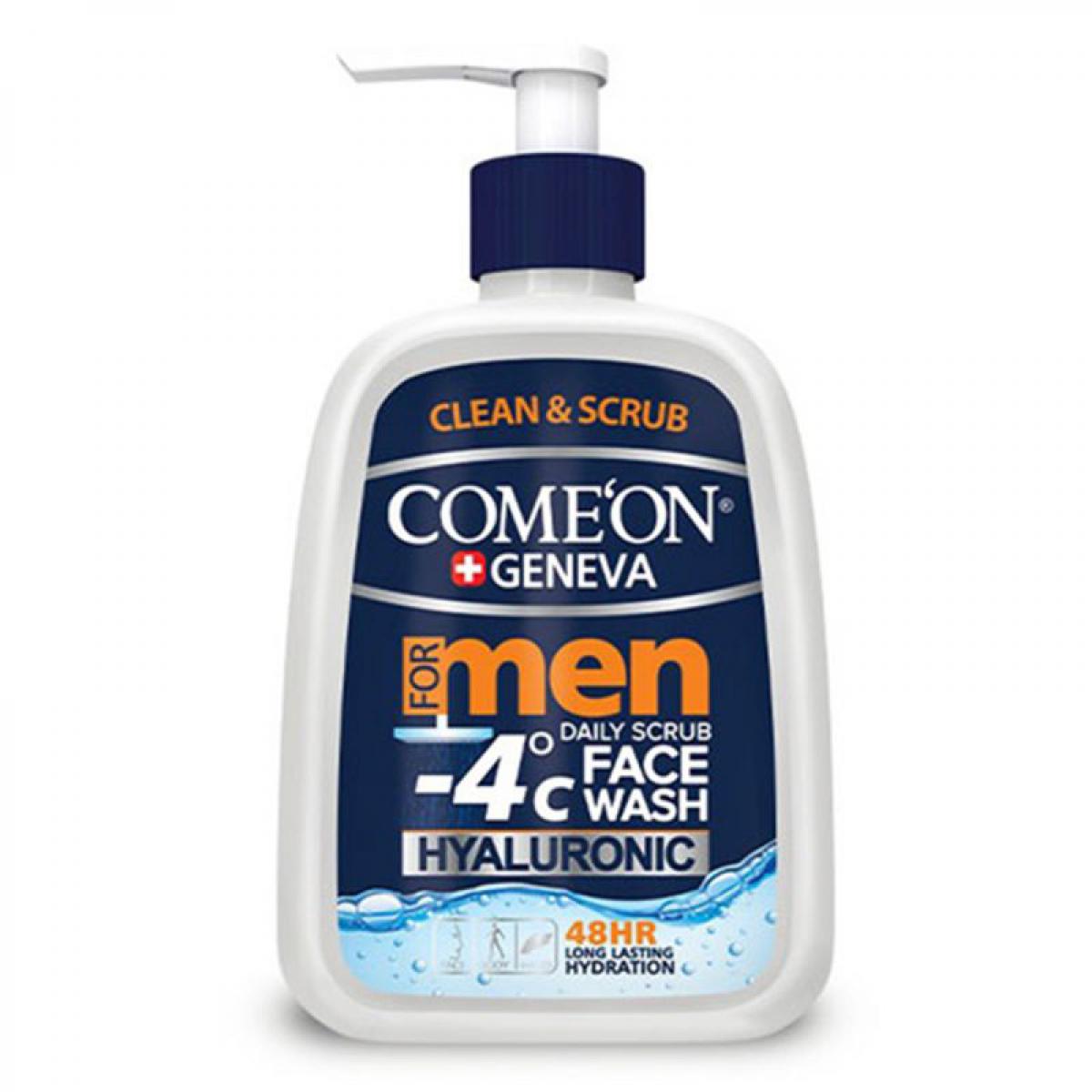 شوینده صورت و اسکراب آقایان - Comeon Daily Scrub Face Wash For Men 500ml