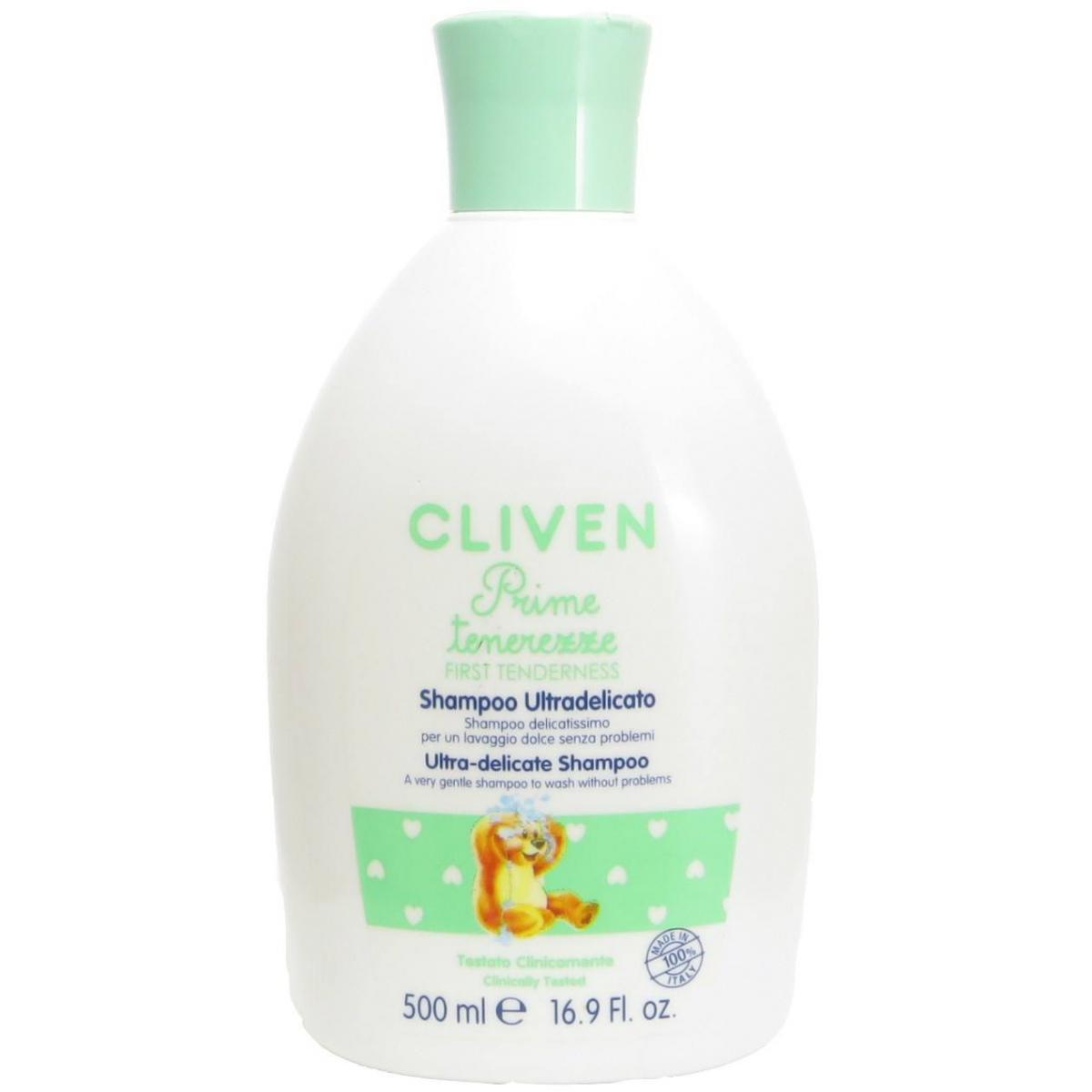 شامپو بچه بسیار ملایم  - Cliven Ultra - Delicate Shampoo 500ml