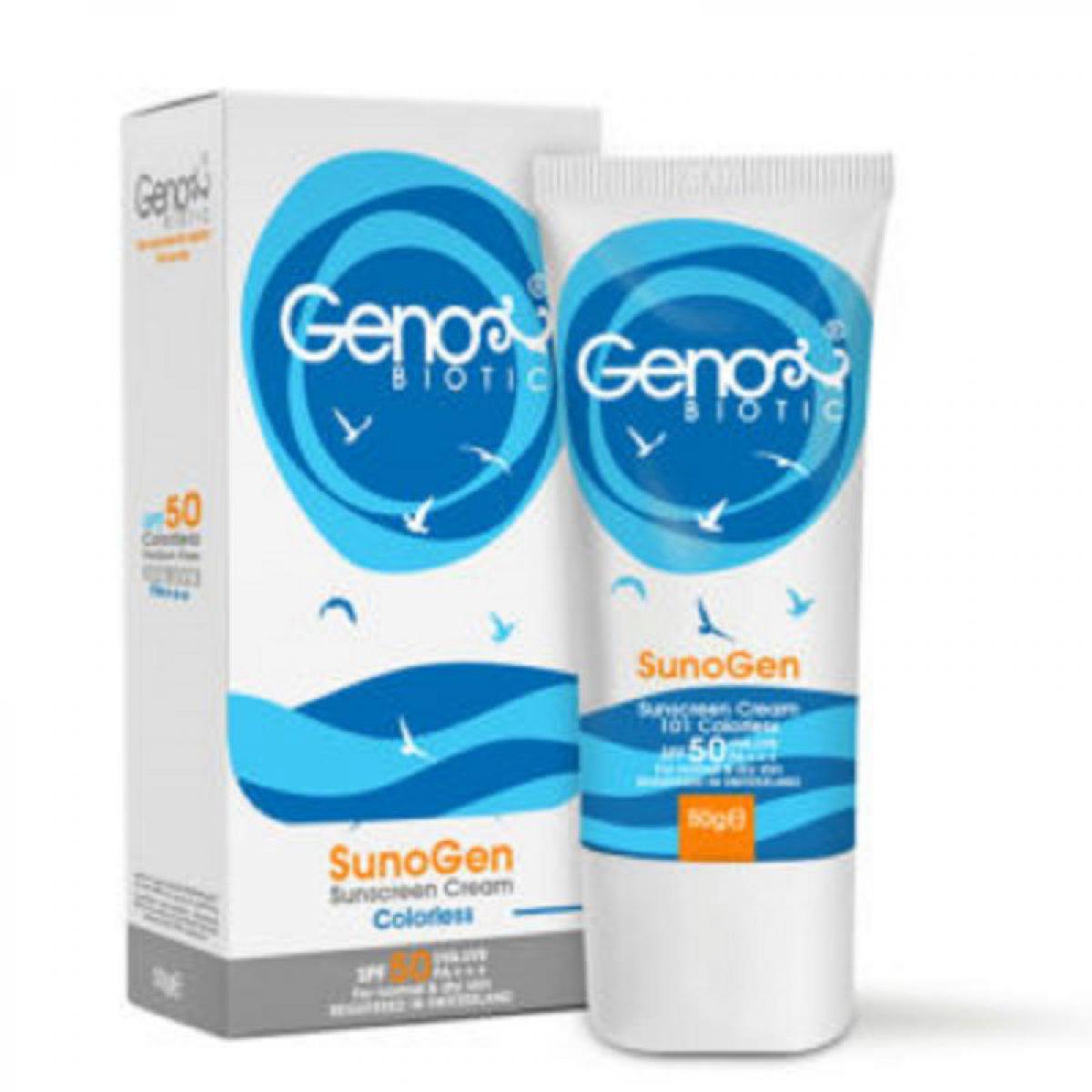 کرم ضد آفتاب بی رنگ SPF50 مناسب پوست خشک - Sunscreen Cream SPF50 For Dry Skin 50ml