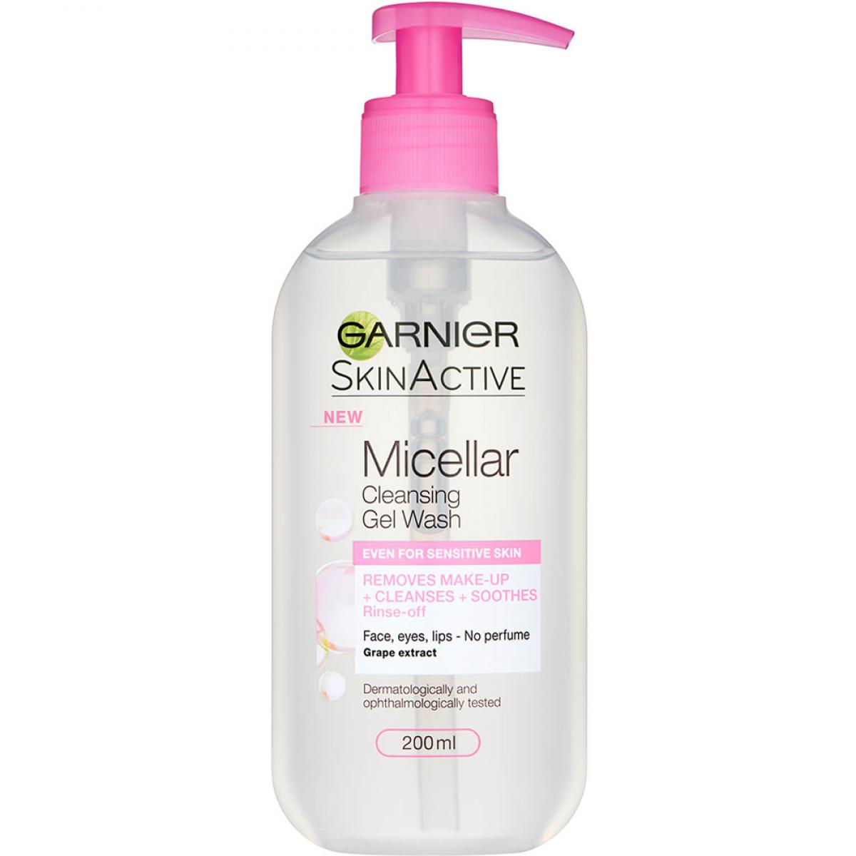 ژل میسلار شوینده پوست حساس - Garnier Micellar Cleansing Gel Wash Sensitive Skin
