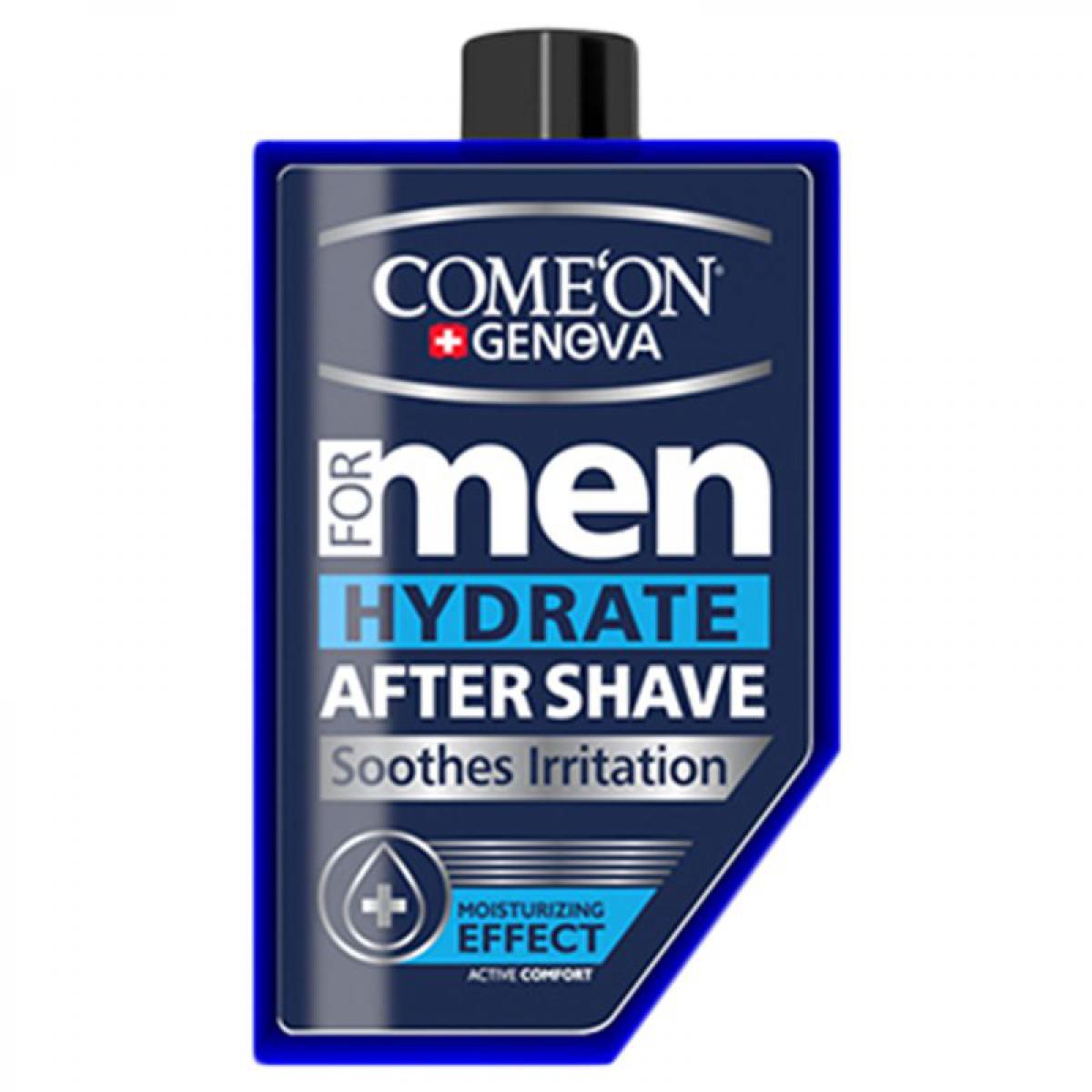 ژل افتر شیو آبرسان با خاصیت رطوبت رسانی و نرم کننده پوست - Comeon Men Hydrate After Shave 260ml