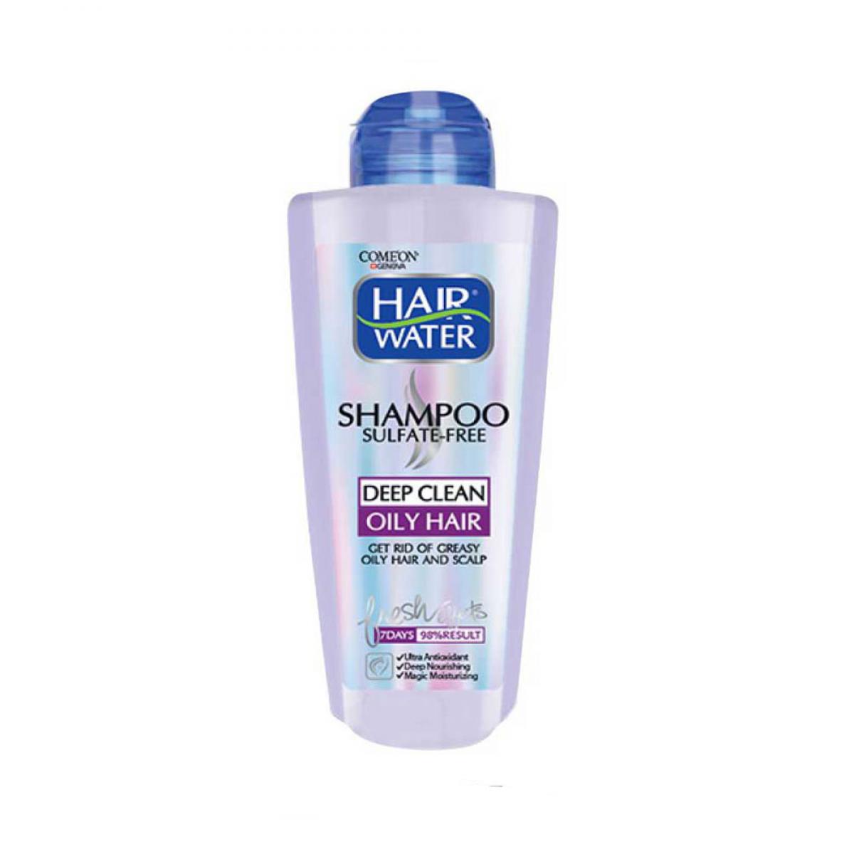 شامپو مدل Hair Water مناسب موهای چرب حجم 400 میل - Comeon Hair Water Shampoo For Oily Hair 400ml