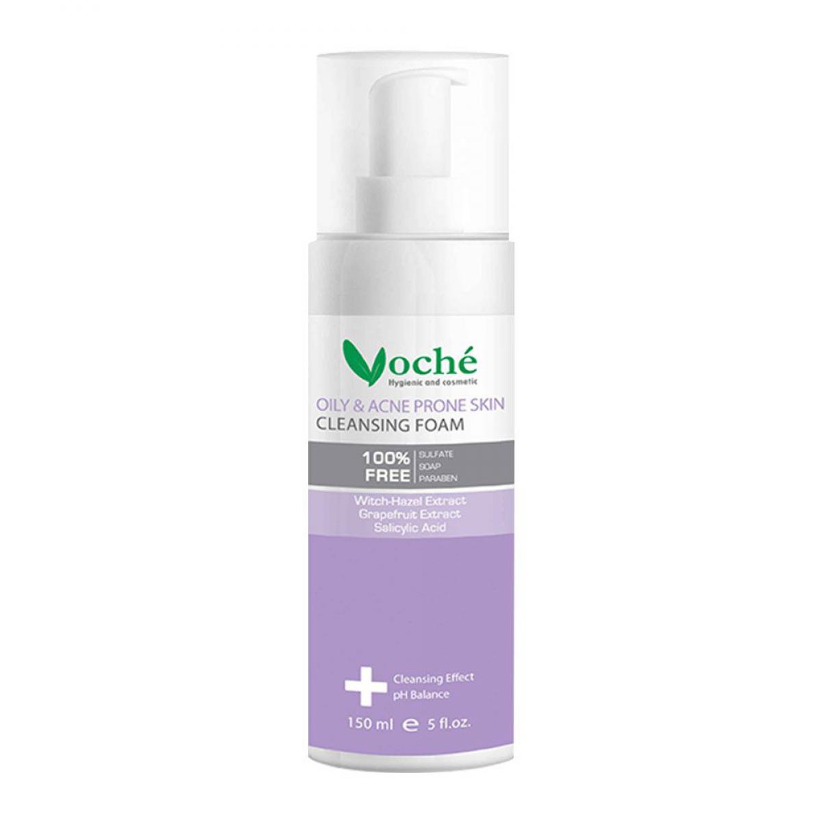 فوم شست و شوی صورت مناسب برای پوست های چرب و مستعد آکنه -  Cleansing foam for oily and acne prone skin