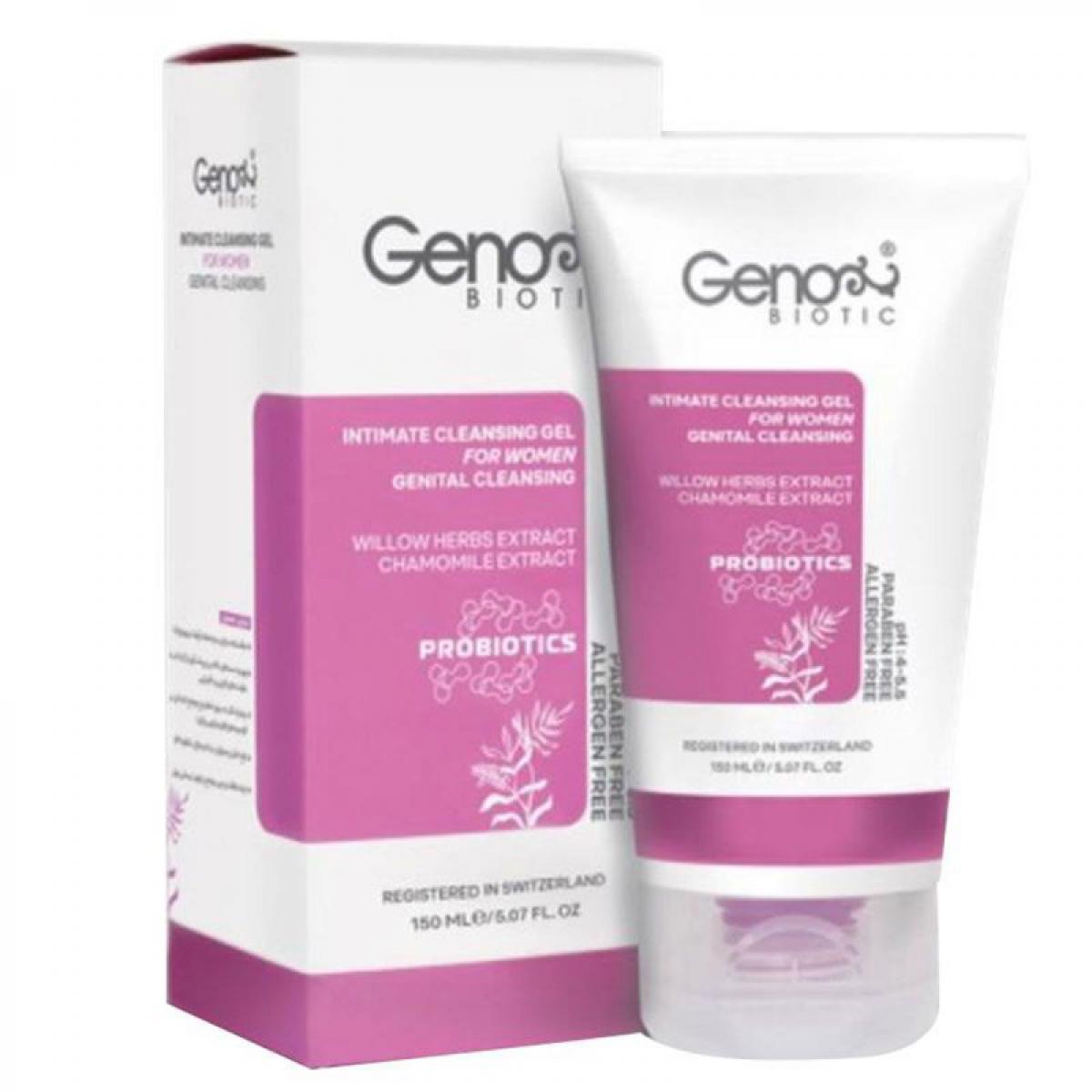 ژل بهداشتی پروبیوتیک بانوان - Intimate Cleansing Gel For Women Genital Cleaning 150ml GENO 