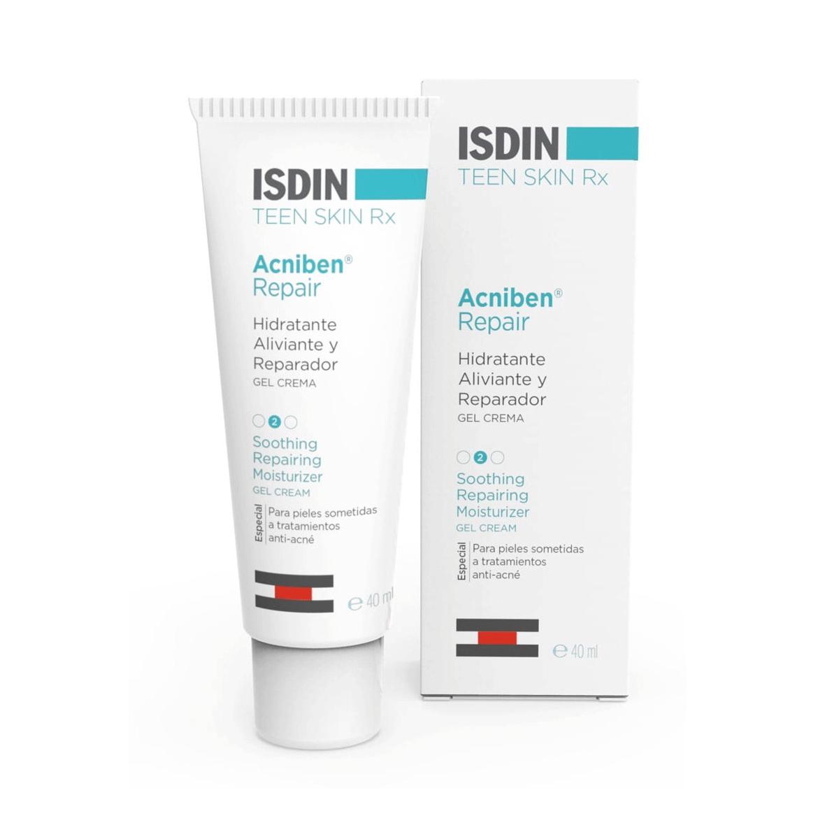 ژل کرم آبرسان و ترمیم کننده مناسب پوست چرب و مستعد آکنه - acniben repair hidratante