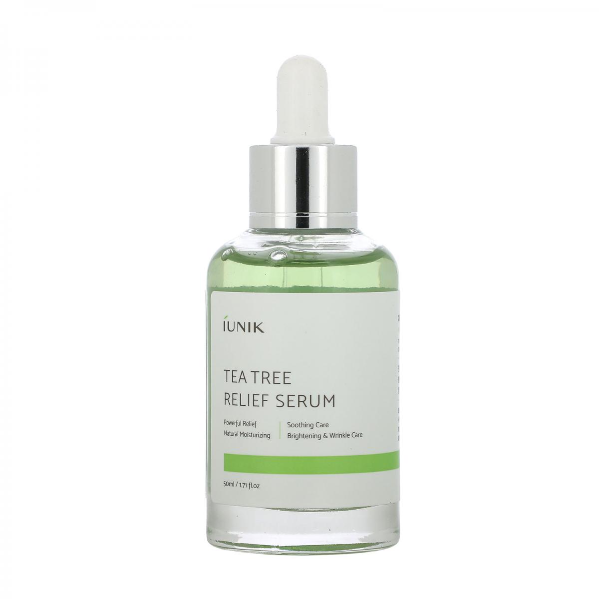 سرم تسکین دهنده حاوی برگ درخت چای - Tea tree relief  serum