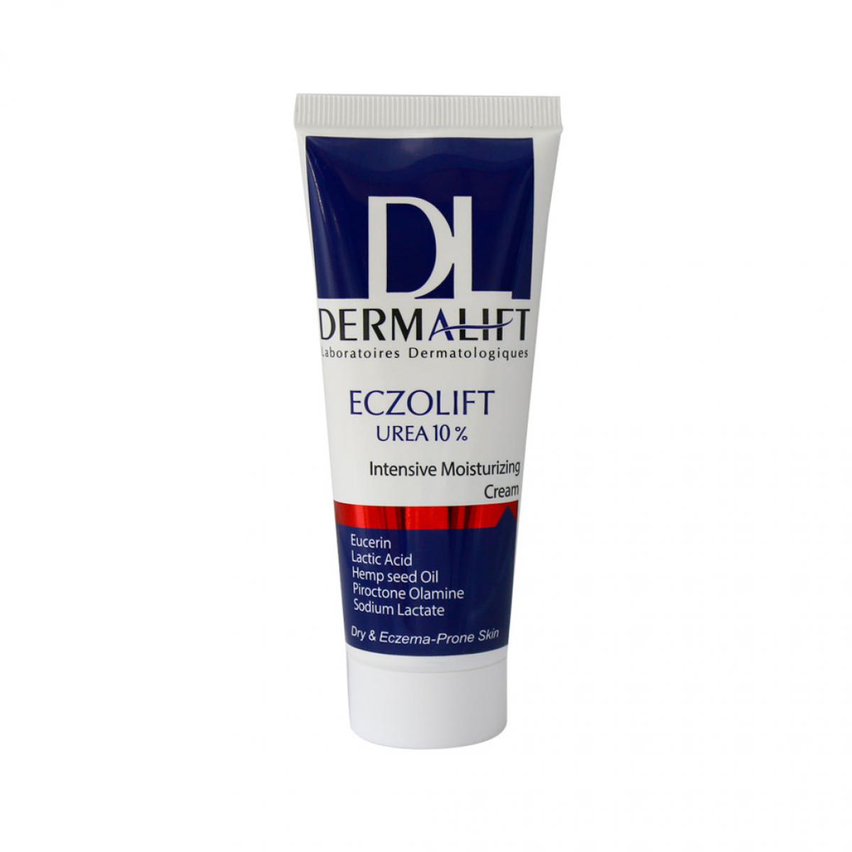 کرم مرطوب کننده و نرم کننده اوره اوسرین 10 درصد  اگزولیفت 75 میل -  Dermalift Eczolift Urea 5% For Dry And Eczema Prone Skin 50 ml 