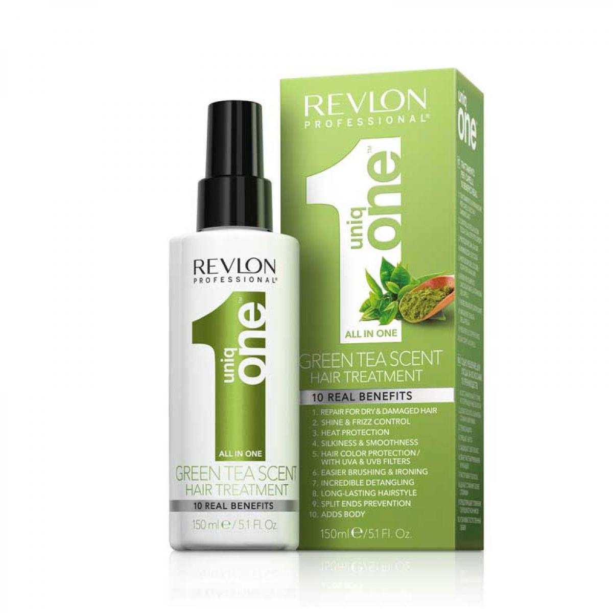  اسپری 10 کاره یونیک وان رایحه چای سبز - Revlon Unique One 10 In 1 green tea Spray 150m