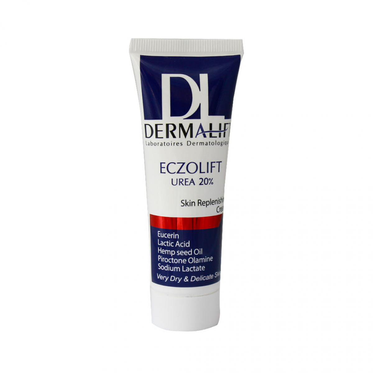 کرم مرطوب کننده حاوی اوره 20 درصد -  Dermalift Eczolift Urea 20% For Very Dry And Delicate Skin 40 ml 