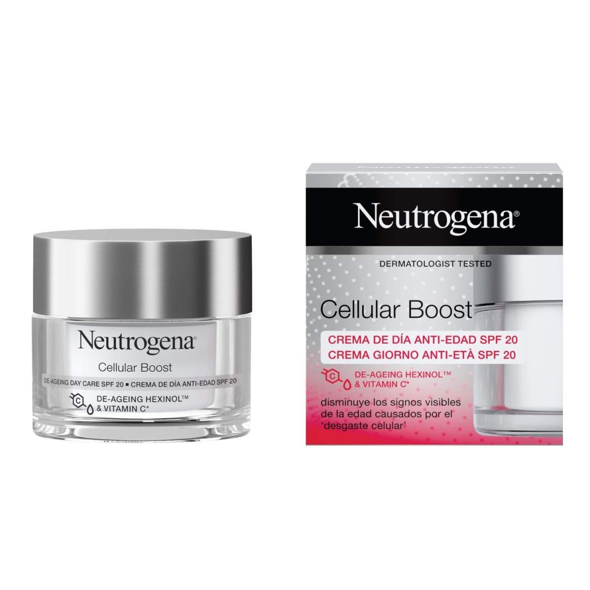 کرم روز ضد چروک سلولار بوست spf20 - Neutrogena Cellular Boost Anti-Wrinkle Day Cream SPF20