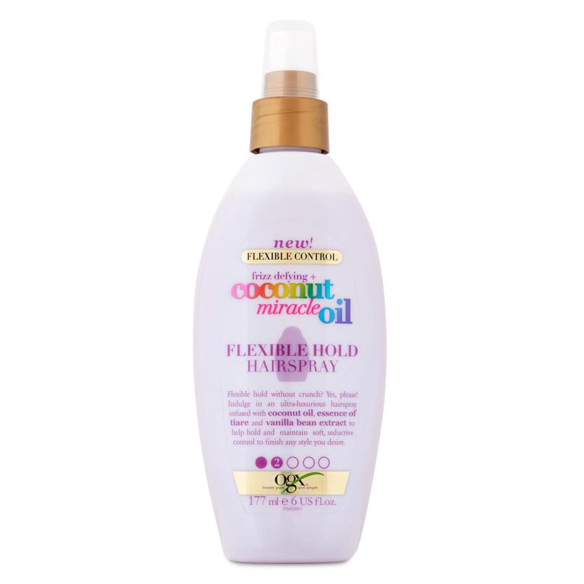 اسپری مو حالت دهنده و برطرف کننده وز - Coconut Miracle Oil Flexible Hold Hair spray 