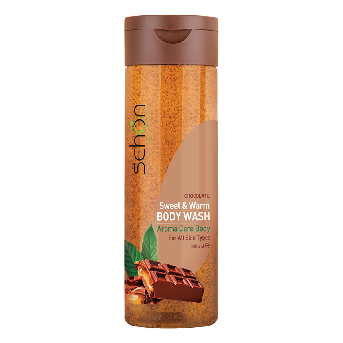 شامپو بدن اسکراب دار با رایحه شکلات - Schon Chocolate Body Wash 300ml
