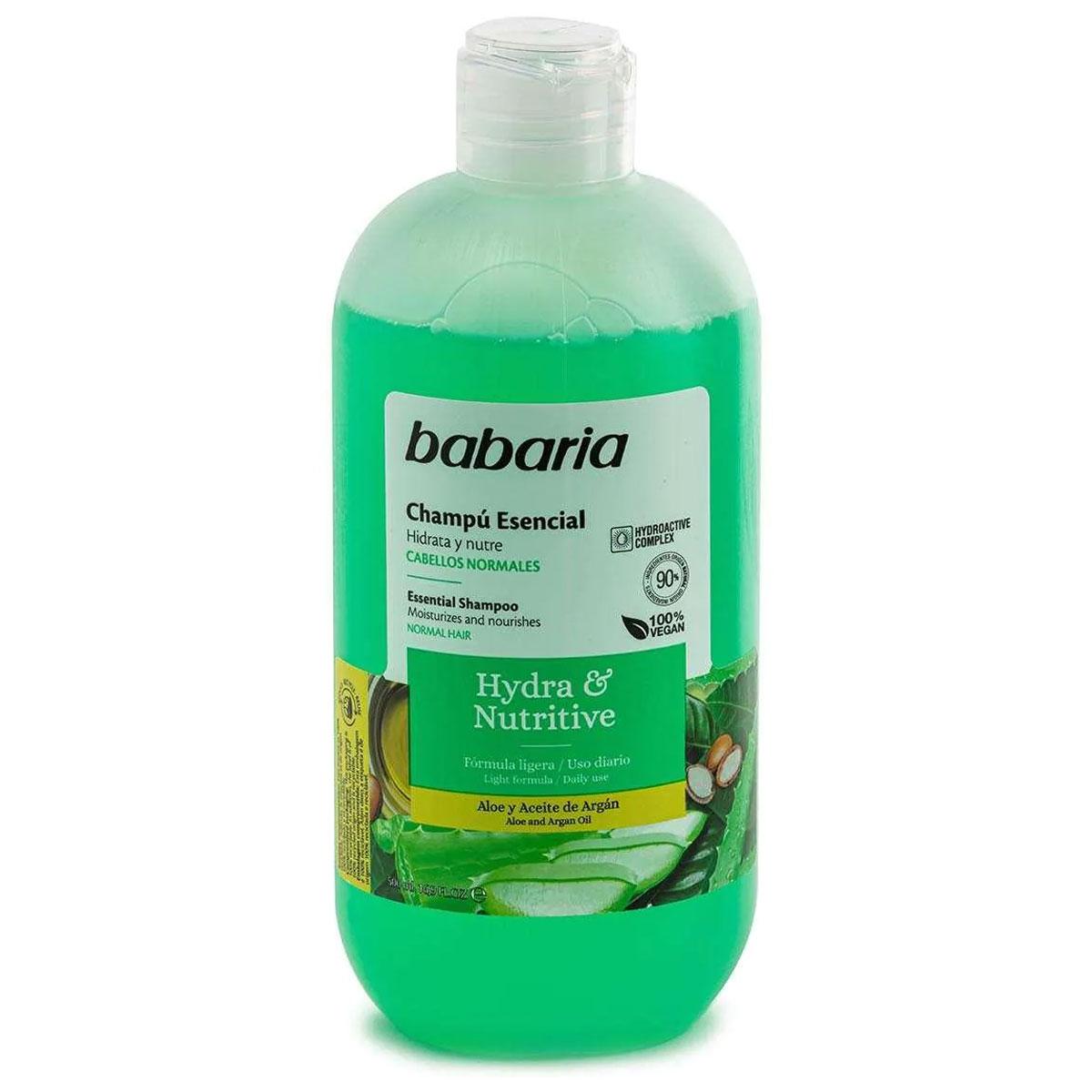 شامپو آبرسان و مغذی حاوی آلوئه ورا و آرگان - Hydra & Nutritive Essential Shampoo 500ml