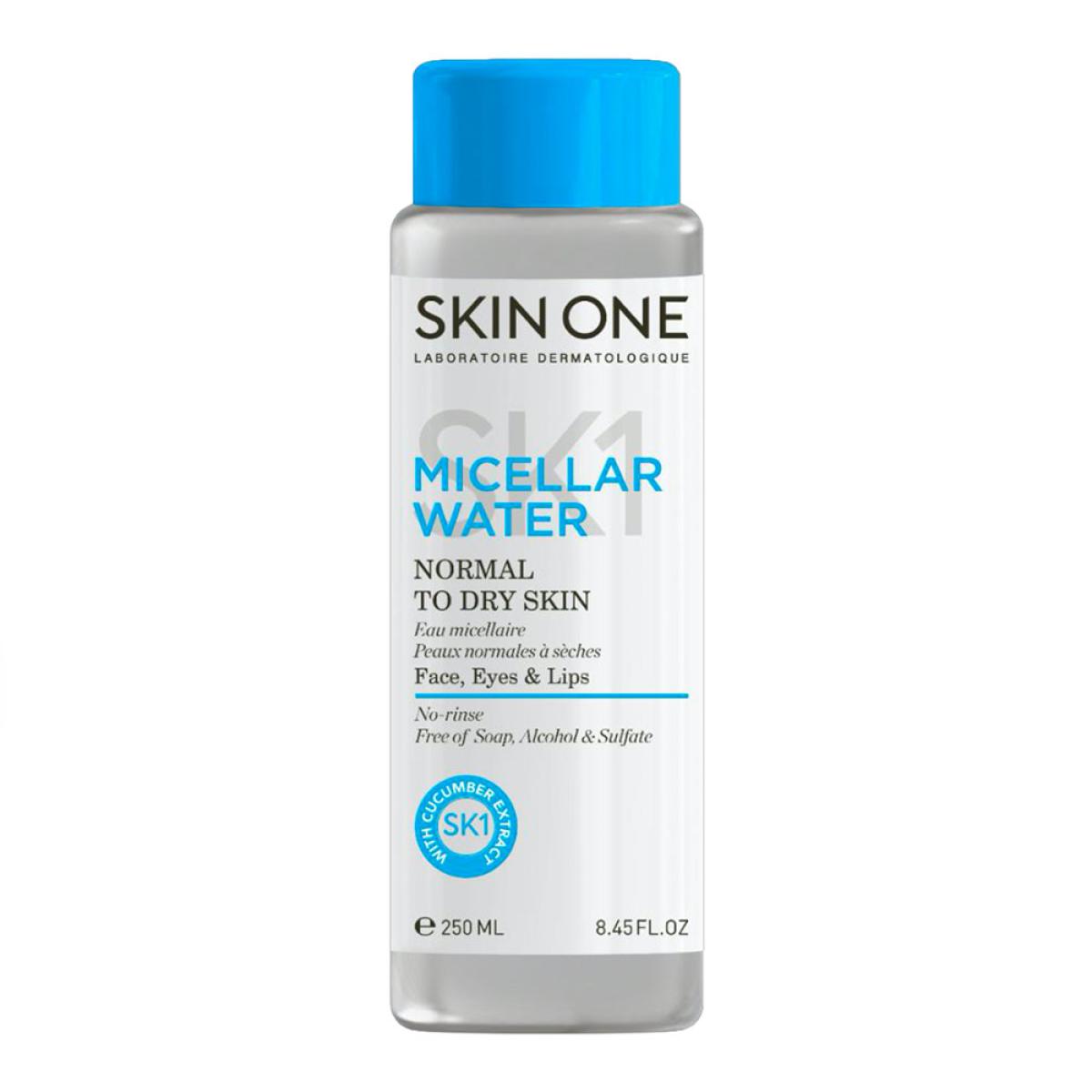 محلول پاک کننده آرایش پوست نرمال تا خشک - micellar water Normal to dry skin 250ml