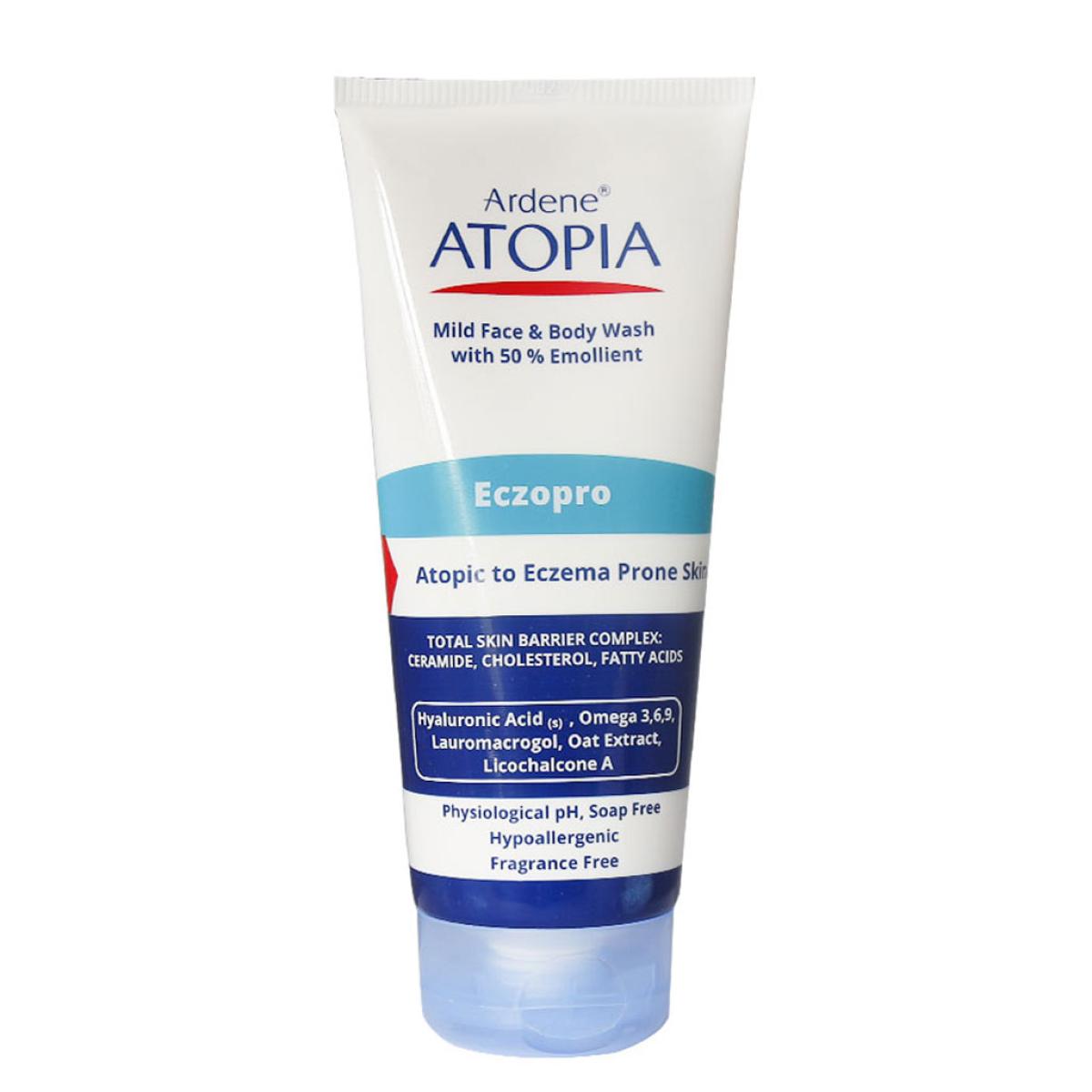 لوسیون شوینده بسیار ملایم حاوی 50 درصد روغن نرم کننده  - Atopia Eczopro Emollient Rich Cleanser For Face And Body