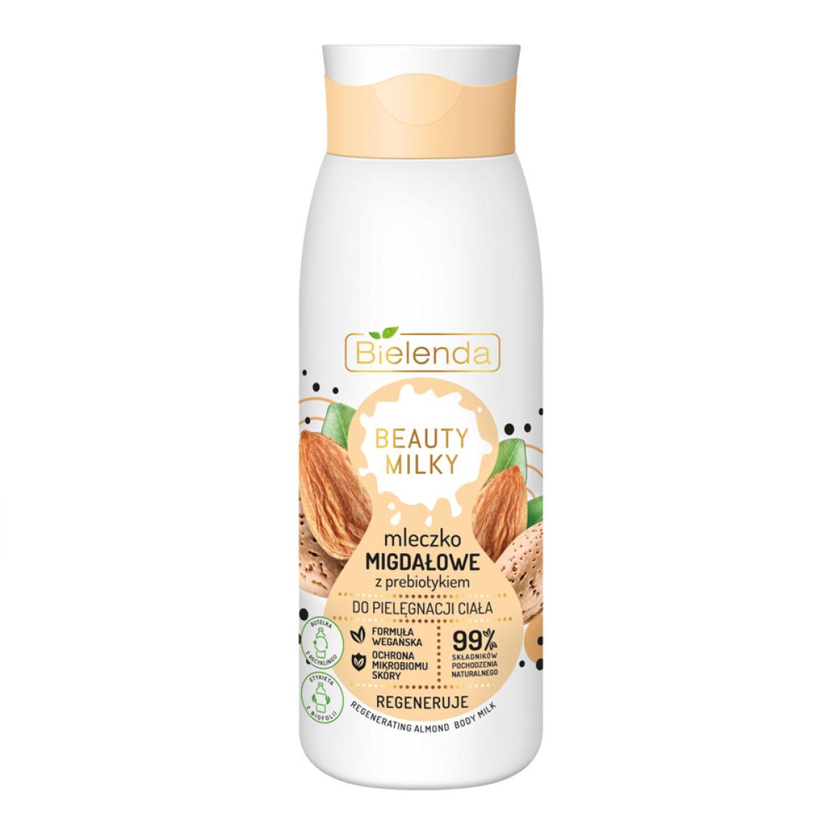 شیر بدن پروبیوتیک حاوی عصاره بادام - Milky Almond milk with probiotics regenerating body lotion