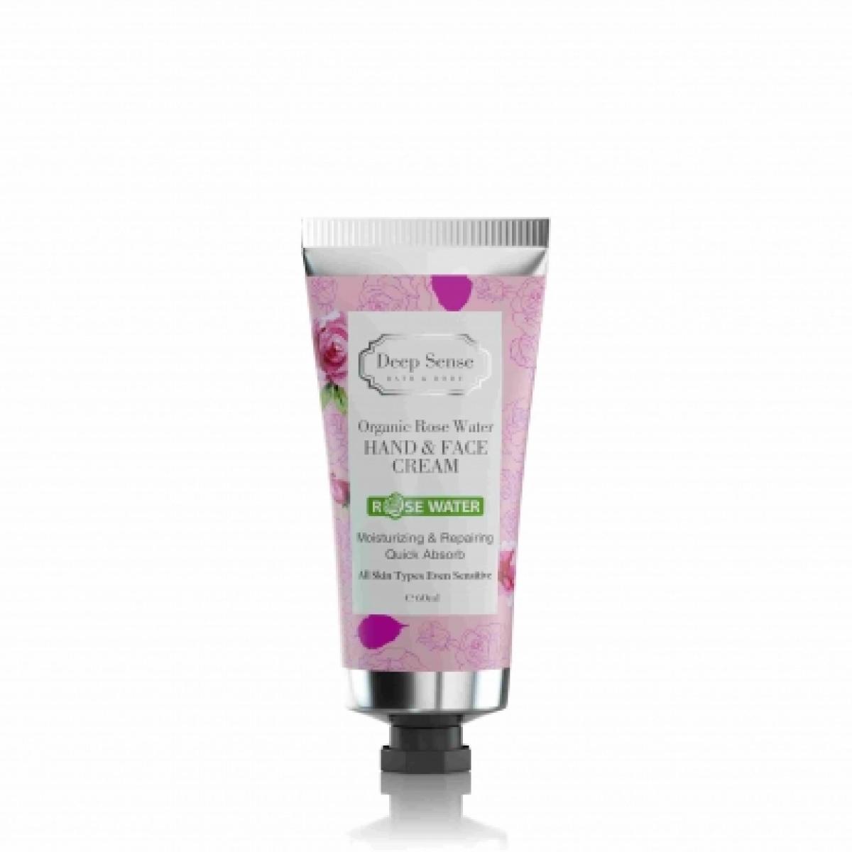 کرم مرطوب کننده دست و صورت گلاب  - Organic rose water Hand & face moisturizing cream 