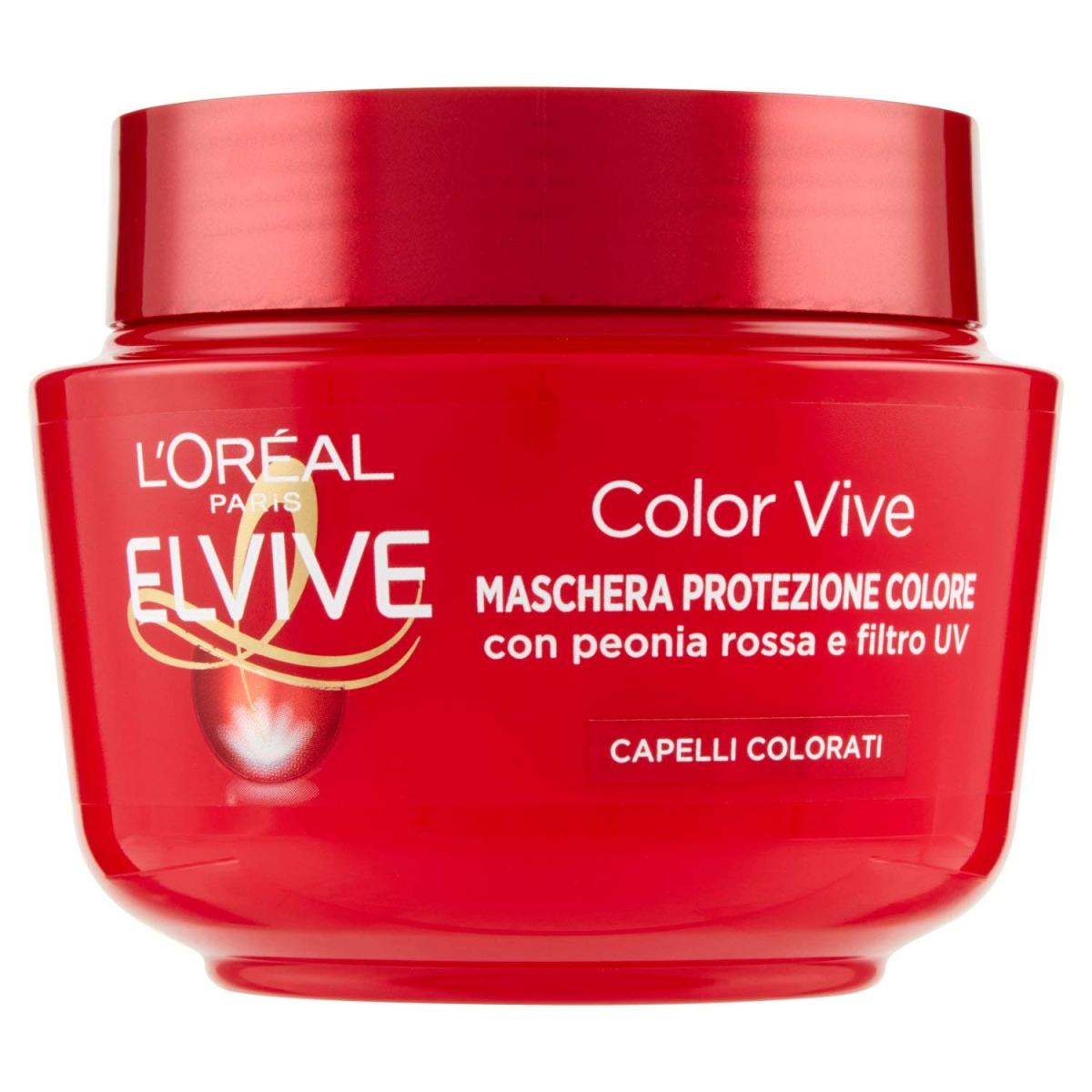 ماسک مو سری Elvive موی رنگ شده حجم 300 میل - LOreal Elseve Color Vive Hair Mask 300ml