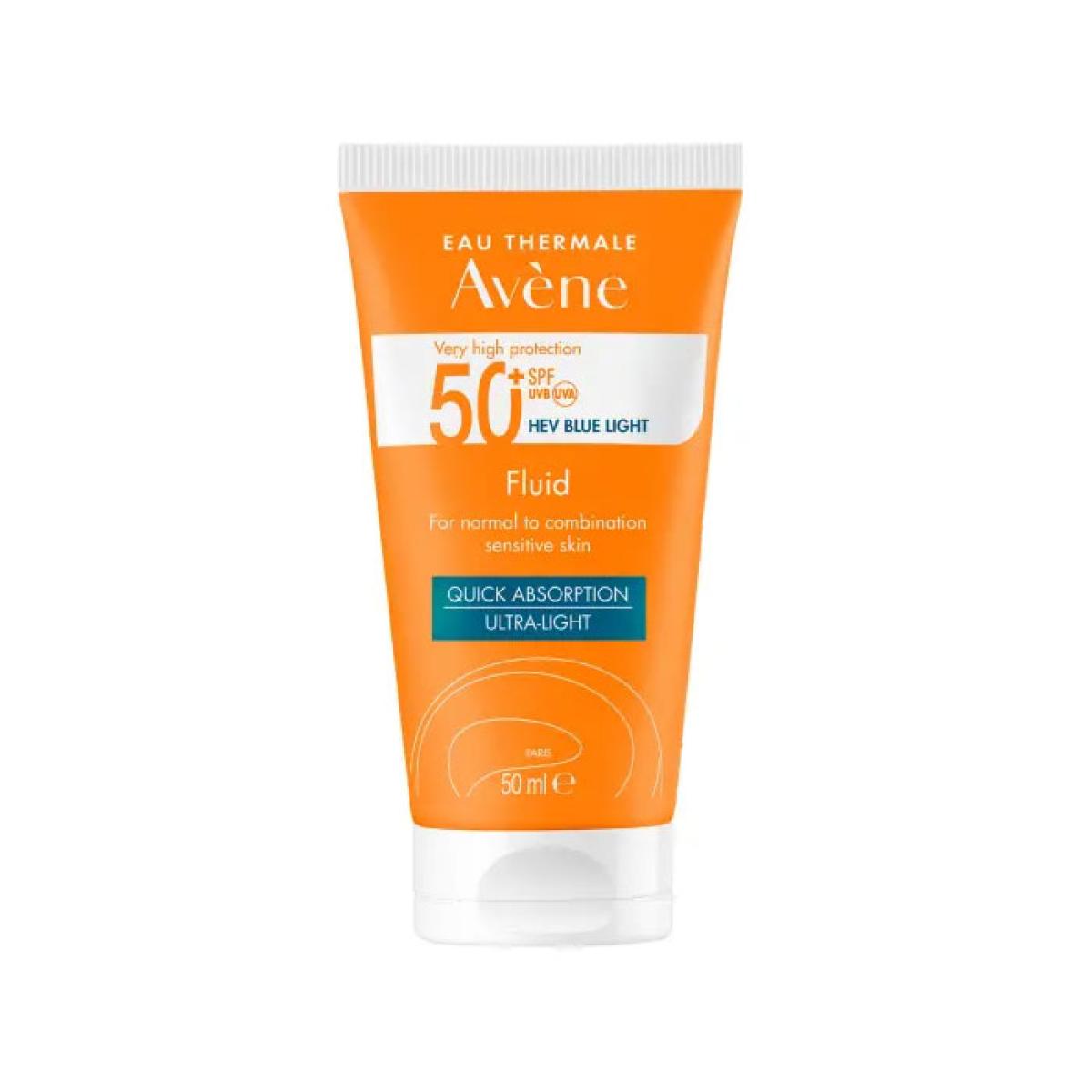 فلوئید ضد آفتاب مناسب پوست نرمال و مختلط و حساس - Avène Very High Protection Fluid SPF50