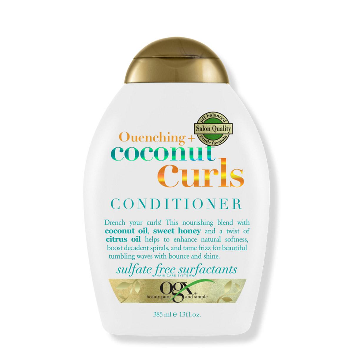 نرم کننده نارگیل رفع کننده وز موهای فر - Quenching + coconut Curls Conditioner