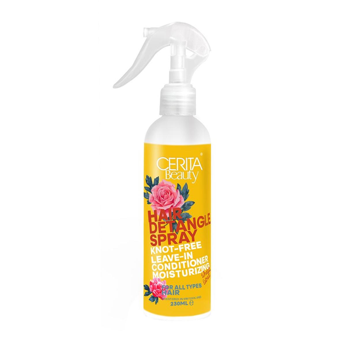 اسپری نرم کننده موی (باز کننده گره مو) - Cerita Beauty Hair Detangler Spray for All Types of Hair 230 ml