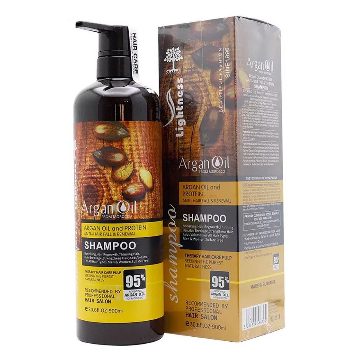 شامپو فاقد سولفات روغن آرگان و پروتئین - Argan Oil Shampoo 900ml