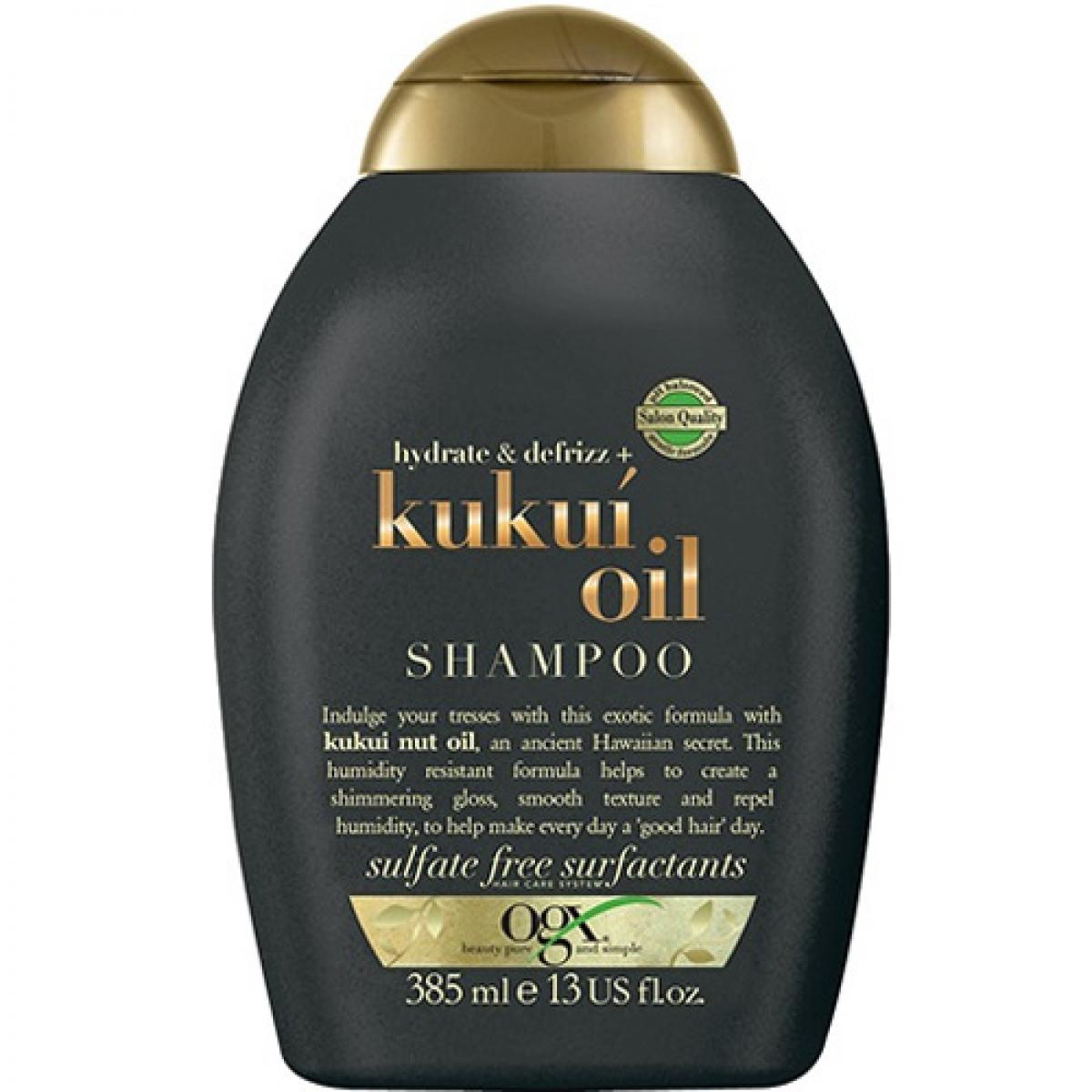 شامپو فاقد سولفات آبرسان و ضد وز روغن کوکوی - hydrate & defrizz kukui oil shampoo